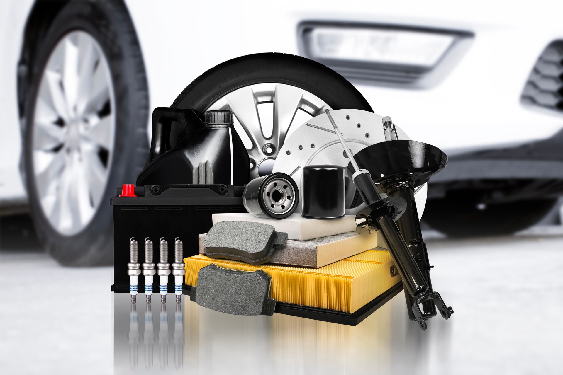 Car parts and auto maintenance spare parts